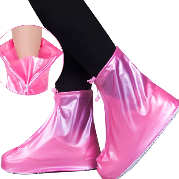Silicone Waterproof Shoe Cover Unisex Shoes Protectors Rain Boots For Indoor Outdoor Rainy Reusable Quality Non Slip Shoe Covers