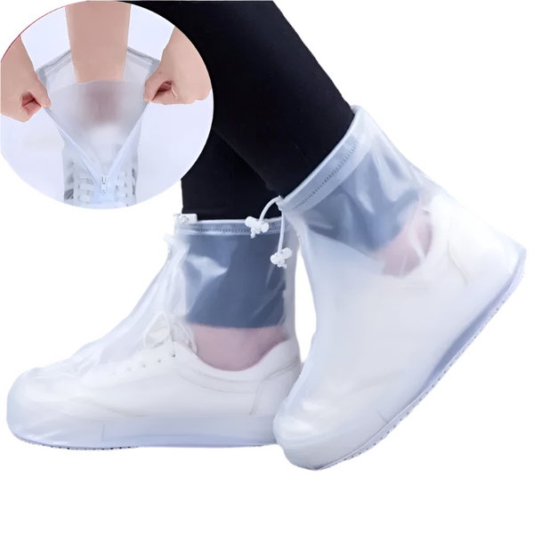 Silicone Waterproof Shoe Cover Unisex Shoes Protectors Rain Boots For Indoor Outdoor Rainy Reusable Quality Non Slip Shoe Covers
