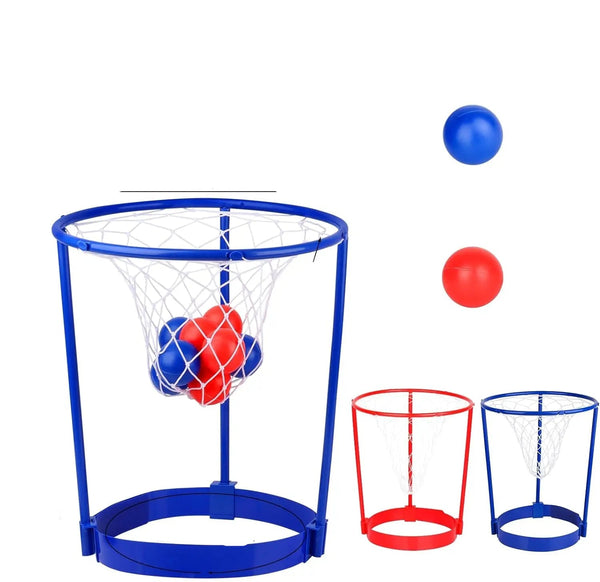 2 Pack Head Hoop Basketball Party Game For Kids Adults Adjustable Net Headband With 20 Balls Fun Gift Birthday Outdoor Toy Balls