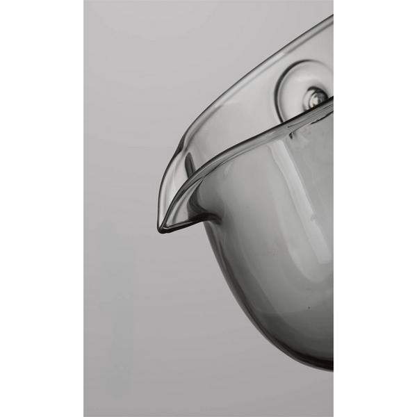 Semi Automatic Rotary Heat Resistant Glass Teapot With Infuser Handle Tea Infusers