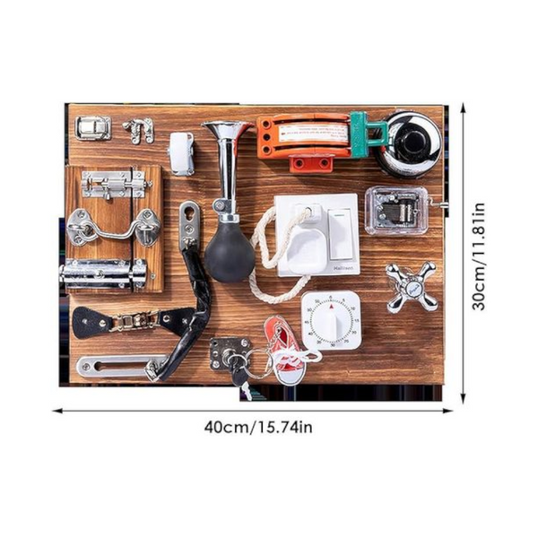 Activity Board Educational Learning Brain Games Preschool Au Sensory Toys