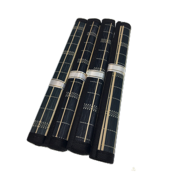 Br Home Set Of 8 Bamboo Dinner Table Decor Party Natural 45X30cm Bulk Placemats