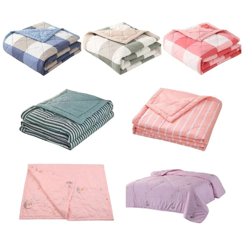 Cooling Quilt Breathable Cotton Sleep Aid For Home And Travel Blankets
