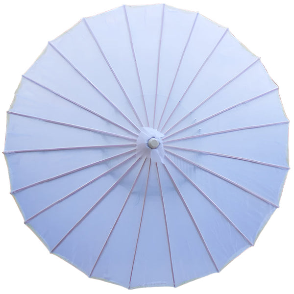 Chinese Colored Fabric Umbrella White Pink Parasols Traditional Dance Japanese Silk Props Umbrellas