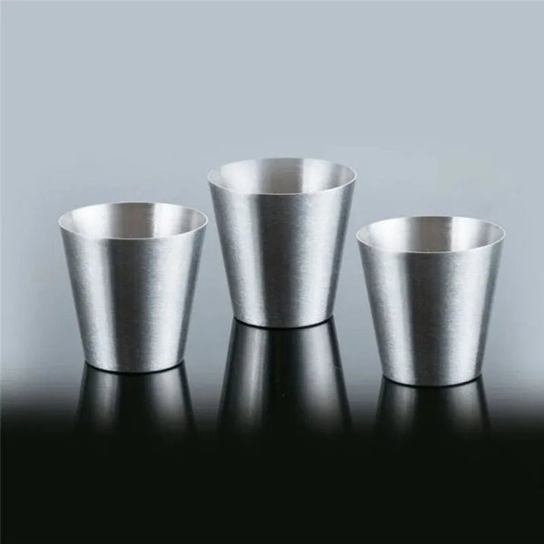 Stainless Steel Mini Cups Set Portable Durable And Perfect For Every Adventure Cups Mugs & Glasses