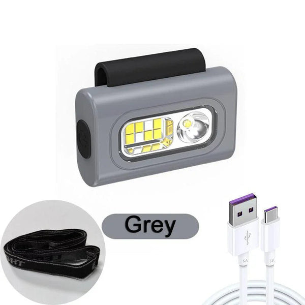 Led Safety Lights Running Clip On Collar Usb Rechargeable Hands Free For Camping Cycling Night Flashlights