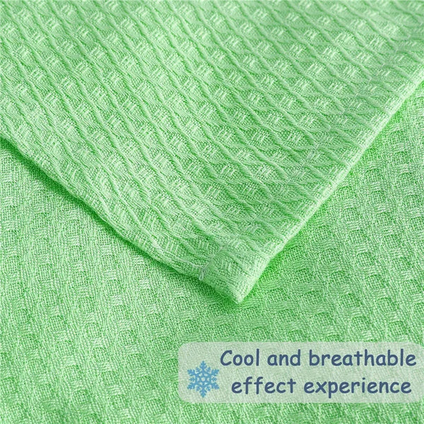 Summer Cooling Bamboo Fiber Blanket Thin Breathable Throw For Bed Sofa Travel Blankets