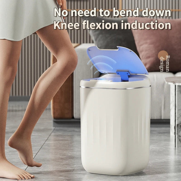 24L Smart Sensor Trash Can Bathroom Electronic Garbage Bucket Automatic Intelligent Dustbin For Kitchen Toilet Wastebaske Rubbish Bins
