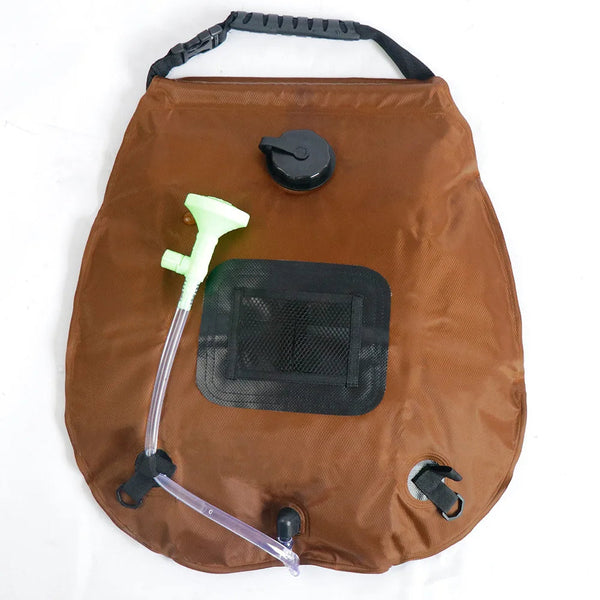 Solar Shower Bag 20L Outdoor Heating Premium Camping Hot Water Temperature 45Ac With Removable Hose Head Portable Showers & Accessories