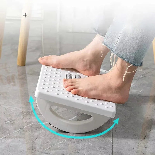 Foot Stool Under Desk Non Slip Rocking Footrest Plastic Rest For Home And Office Ottomans Footstools & Poufs