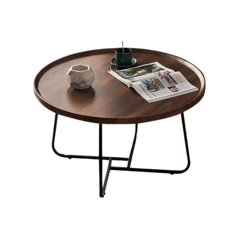 Randy & Travis Machinery Side Table For Living Room Round Coffee Side Tables