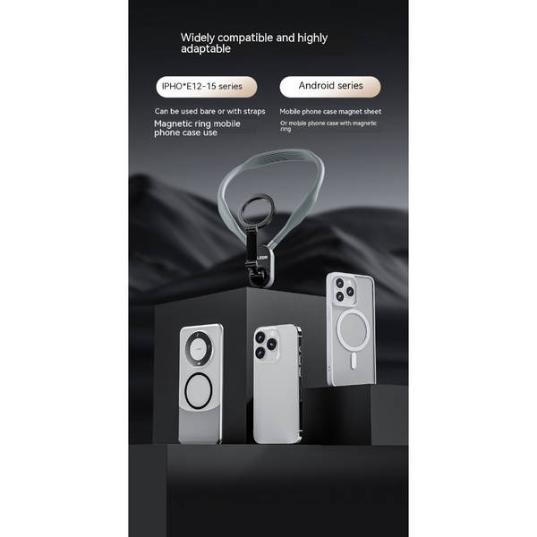 Silicone Mobile Phone Magnetic Neck Mount Quick Release Holder For All Phones Mounts & Holders