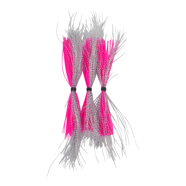 Dekoi Krystal Lure Skirts Silver Pink Qty 3 Baits & Lures