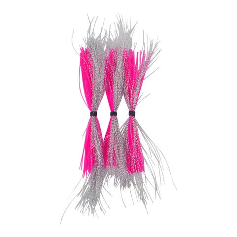 Dekoi Krystal Lure Skirts Silver Pink Qty 3 Baits & Lures
