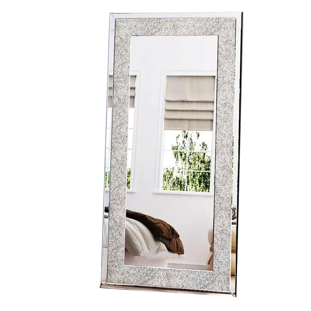 Sparkly Wall Mounted Crystal Diamond Vanity Mirror Mirrors