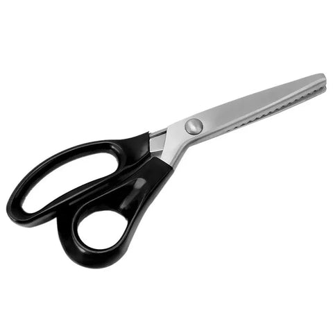 Stainless Steel Shears Lace Scissor Professional Dressmaking Zig Zag Cut Tailor Clothing Fabric Leather Serrated Sewing Scissors Dressmaker's Scissors