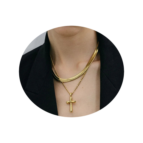 Stainless Steel Cross Necklace Necklaces & Pendants