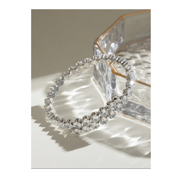 Stainless Steel Inlaid Zircon Bracelet Bracelets