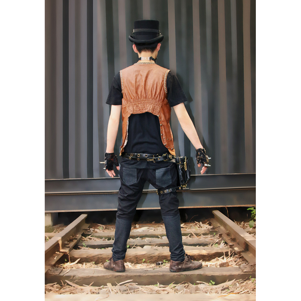 Women Backpacks Steampunk Motorcycle Bag