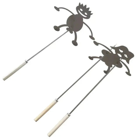 Steel Hot Dog And Marshmallow Roasters Metal Craft Skewer Stick For Barbecue Barbecue Tools
