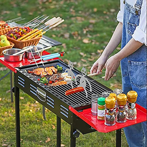 Steel Hot Dog And Marshmallow Roasters Metal Craft Skewer Stick For Barbecue Barbecue Tools
