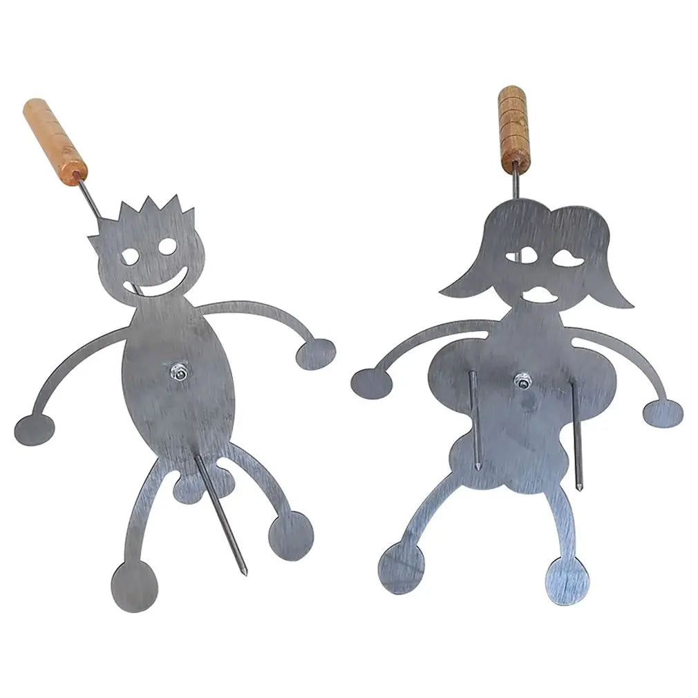 Steel Hot Dog And Marshmallow Roasters Metal Craft Skewer Stick For Barbecue Barbecue Tools