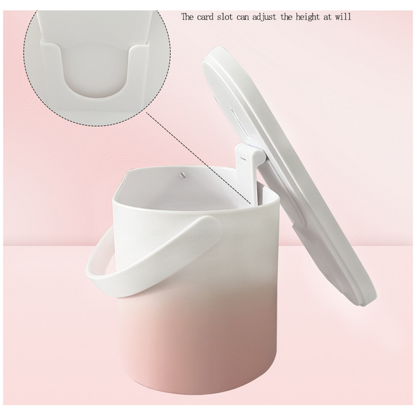 Storage Box Led Makeup Mirror Portable Travel Organizer Carrying Makeup Bags & Cases