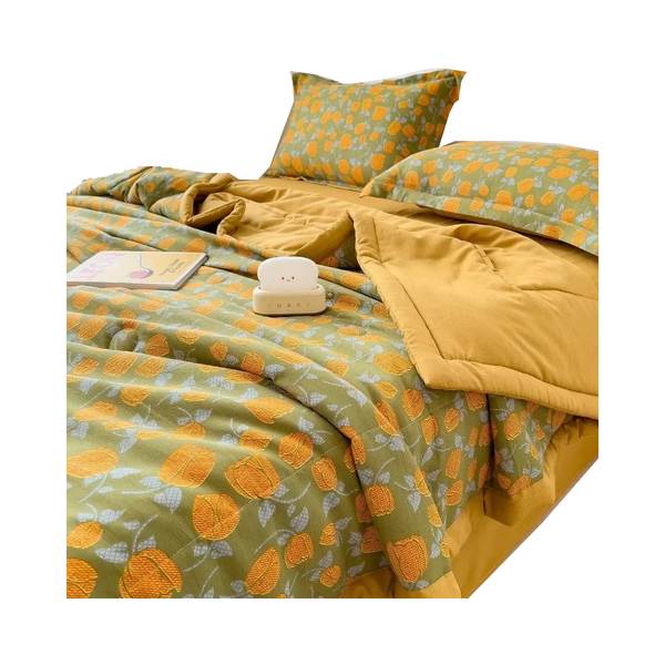 Summer Air Conditioning Thin Quilt Machine Washable Soft Breathable Blanket Blankets