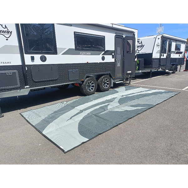 Camping Mat Warehouse Swish Grey 5M X 2.4M Recycled Poly Door Mats & Floor Mats