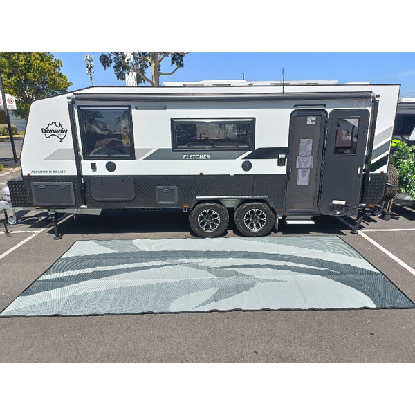 Camping Mat Warehouse Swish Grey 5M X 2.4M Recycled Poly Door Mats & Floor Mats