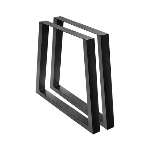 Artiss Metal Table Legs Diy Trapezoid 65X90cm Set Of 2 Dining Table Legs