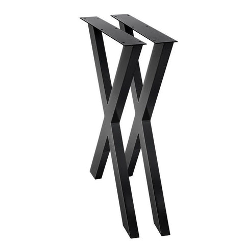 Artiss Metal Table Legs Diy X Shaped 71X60cm Set Of 2 Dining Table Legs