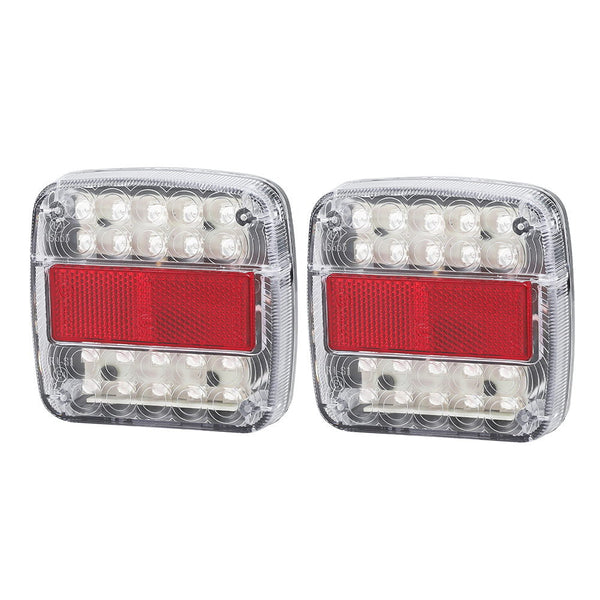 Giantz Pair 26 Led Stop Reverse Indicator 12V Ute Trailer Truck Tail Lights
