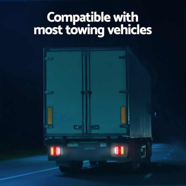 Giantz Pair 26 Led Stop Reverse Indicator 12V Ute Trailer Truck Tail Lights