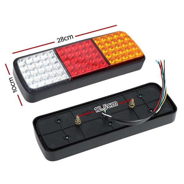 Giantz Pair 75 Led Stop Reverse Indicator 12V Ute Trailer Truck Boat Tail Lights