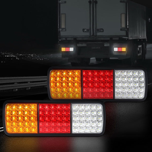 Giantz Pair 75 Led Stop Reverse Indicator 12V Ute Trailer Truck Boat Tail Lights