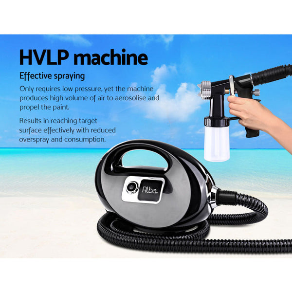 Professional Spray Tan Machine Sunless Tanning Gun Kit Hvlp System Black Airbrush Tanning Systems