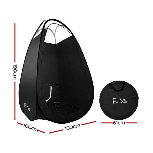 Portable Pop Up Tanning Tent Black Airbrush Tanning Systems
