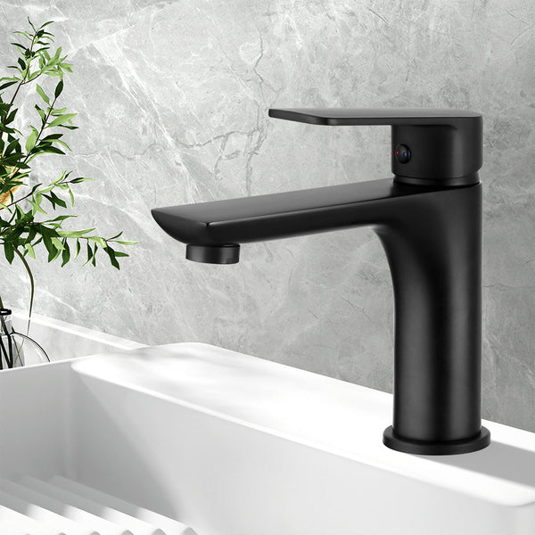 Bathroom Basin Mixer Tap Brass Faucet Vanity Laundry Sink Black Bathroom Sink Taps