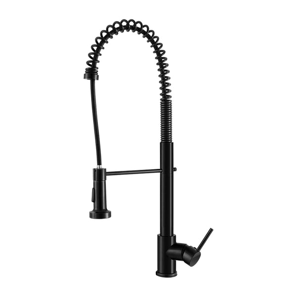 Cefito Kitchen Mixer Tap Pull Down 2 Modes Sink Faucet Basin Laundry Black Kitchen Taps
