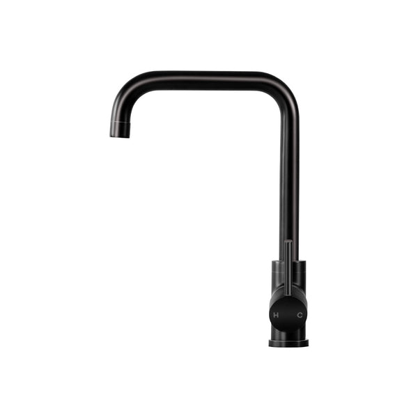 Cefito Kitchen Mixer Tap Rectangle Sink Faucet Basin Laundry Black Kitchen Taps