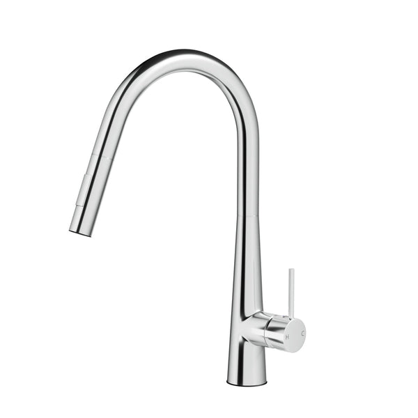Cefito Kitchen Mixer Tap Pull Out Round 2 Mode Sink Basin Faucet Swivel Wels Chrome Kitchen Taps