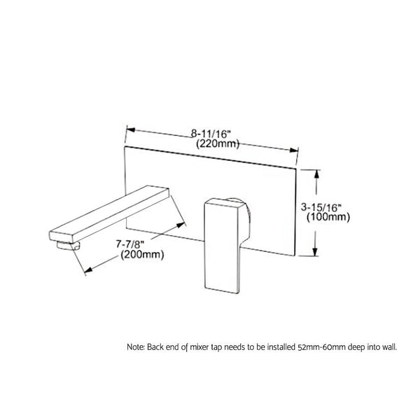 Cefito Bathroom Basin Mixer Tap Separate Faucet Vanity Laundry Chrome Bathroom Sink Taps