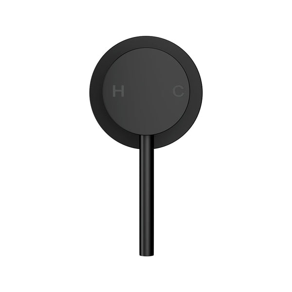 Shower Taps & Thermostats Cefito Basin Mixer Wall Tap Round Brass Faucet Shower Bathtub Black