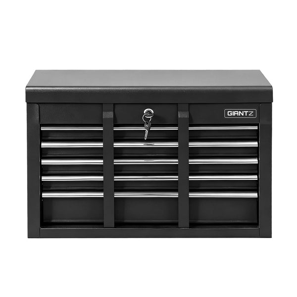 Giantz 5 Drawer Tool Chest Box Cabinet Lockable Garage Storage Organiser Black Tool Storage Organisers