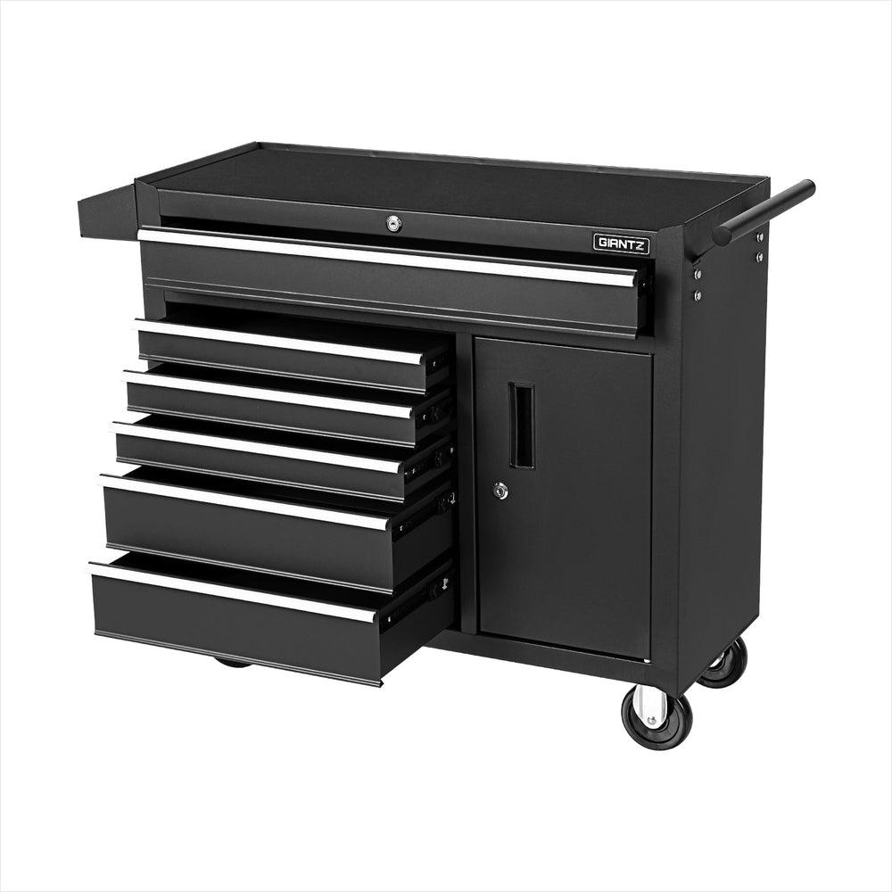 Giantz 6 Drawer Tool Box Chest Cabinet Toolbox Storage Garage Organiser Wheels Tool Boxes