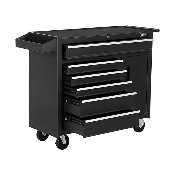 Giantz 6 Drawer Tool Box Chest Cabinet Toolbox Storage Garage Organiser Wheels Tool Boxes