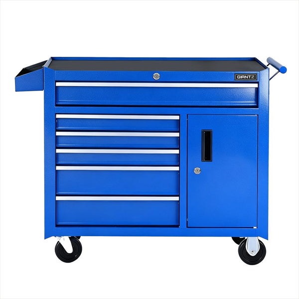 Giantz 6 Drawer Tool Chest Trolley Cabinet Cart Toolbox Storage Organiser Wheels Tool Storage Organisers