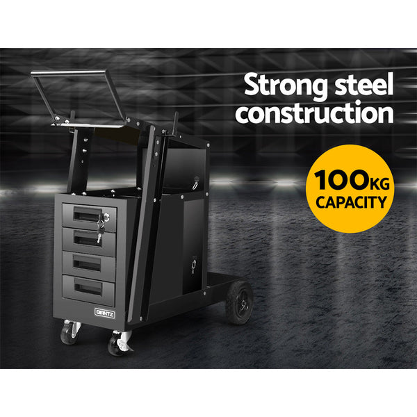 Giantz Welding Trolley Cart 4 Drawer Mig Tig Arc Welder Plasma Cutter Other Welding Equipment