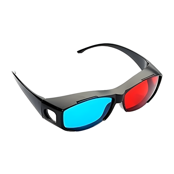 3D Anaglyph Glasses For Gaming And Movies Lightweight Plastic Frame 3D Tv Glasses & Accessories